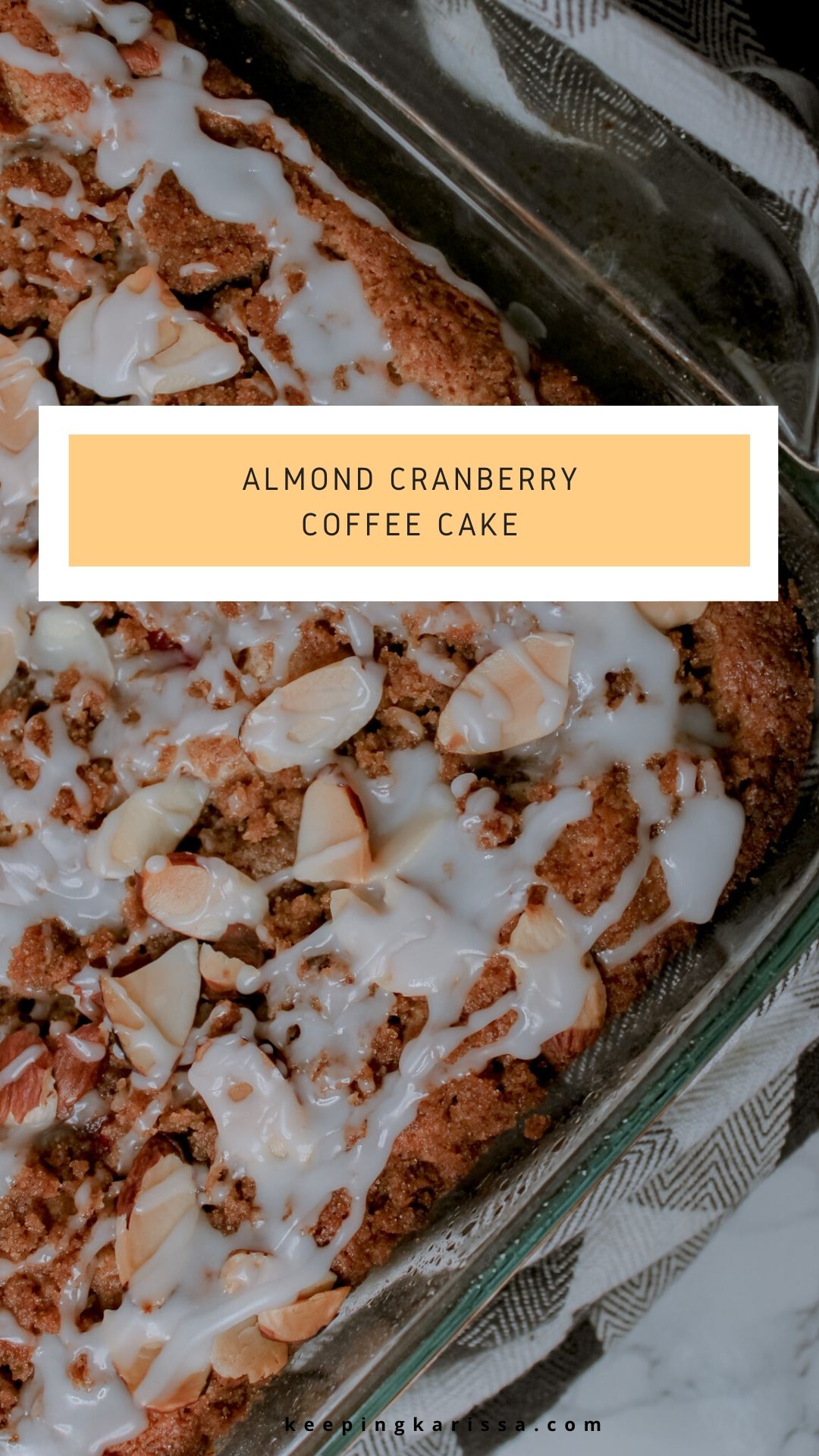 Almond Cranberry Coffee Cake