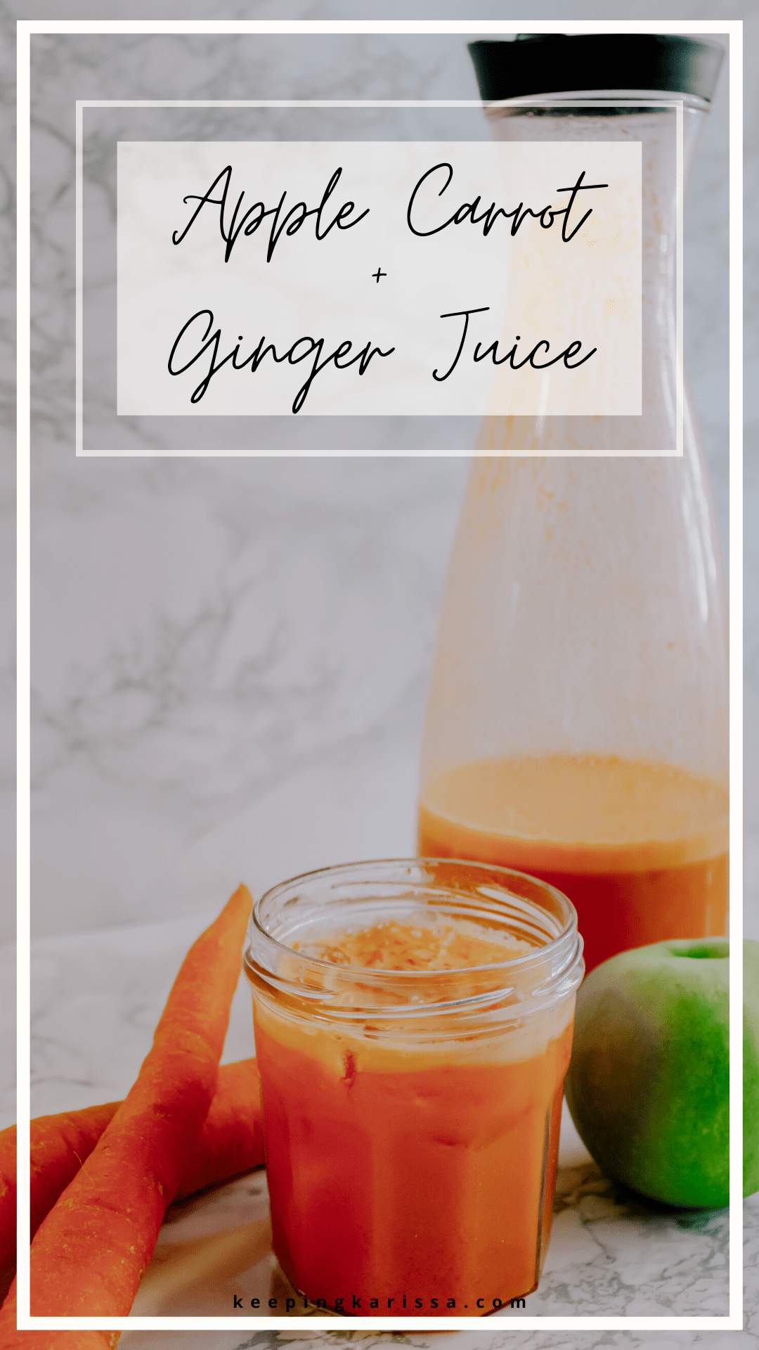 Apple Carrot + Ginger Juice Pin