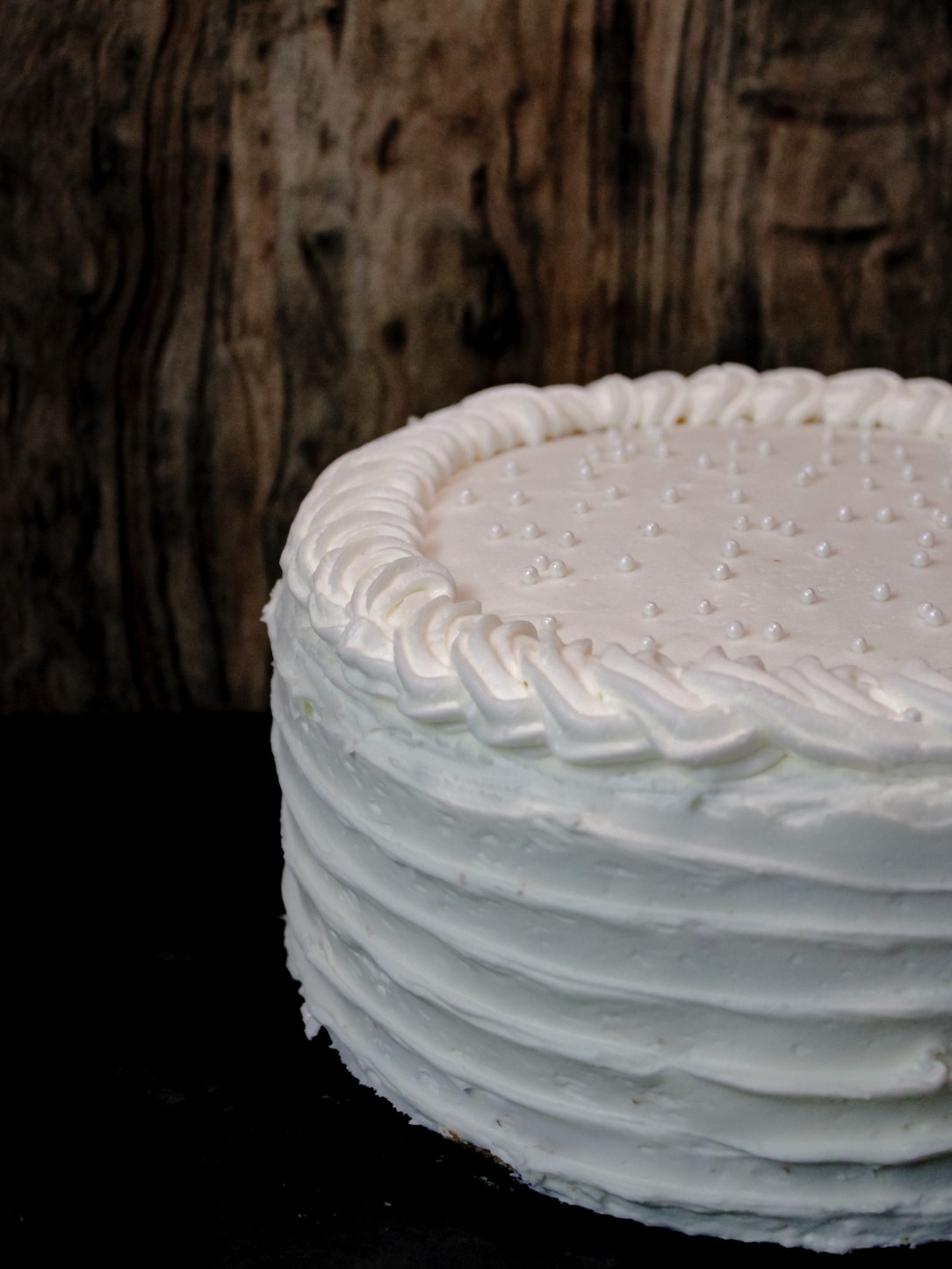 Champagne + Almond Cake